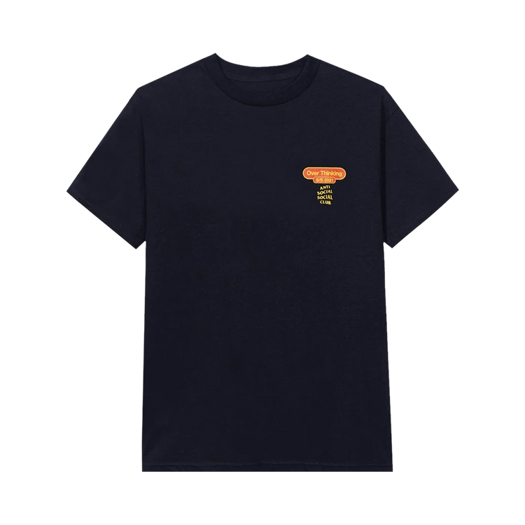 Anti Social Social Club Over Thinking 21 Tee "Navy"