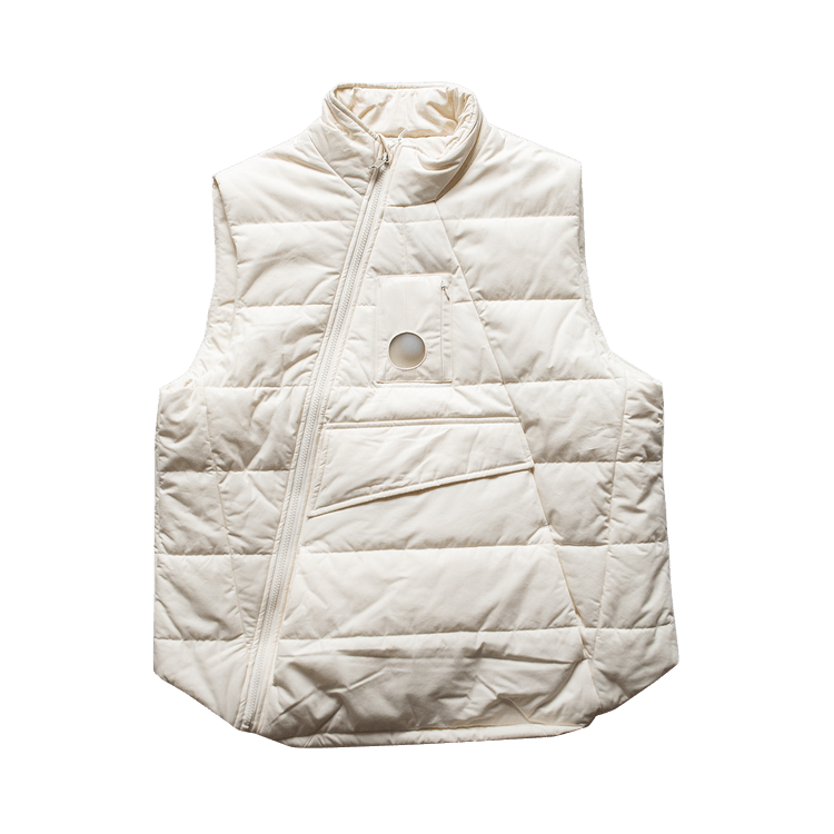 A-Cold-Wall* Woven Funnel Gilet "Warm White"