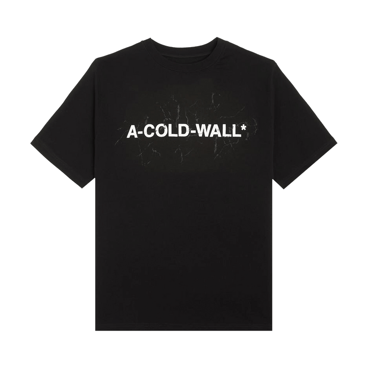A-Cold-Wall* Knitted Logo T-Shirt "Black"
