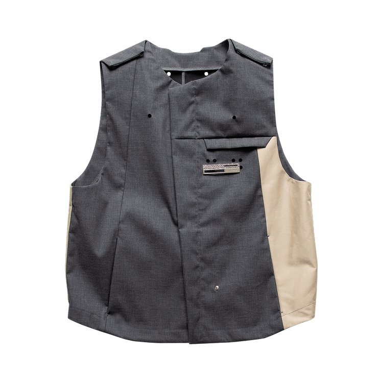 A-Cold-Wall* Woven Mackintosh Gilet "Charcoal"