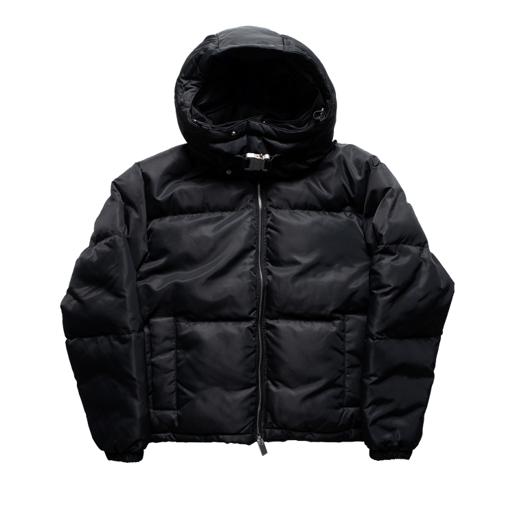 1017 ALYX 9SM Hooded Puffer Jacket With Buckle "Black"