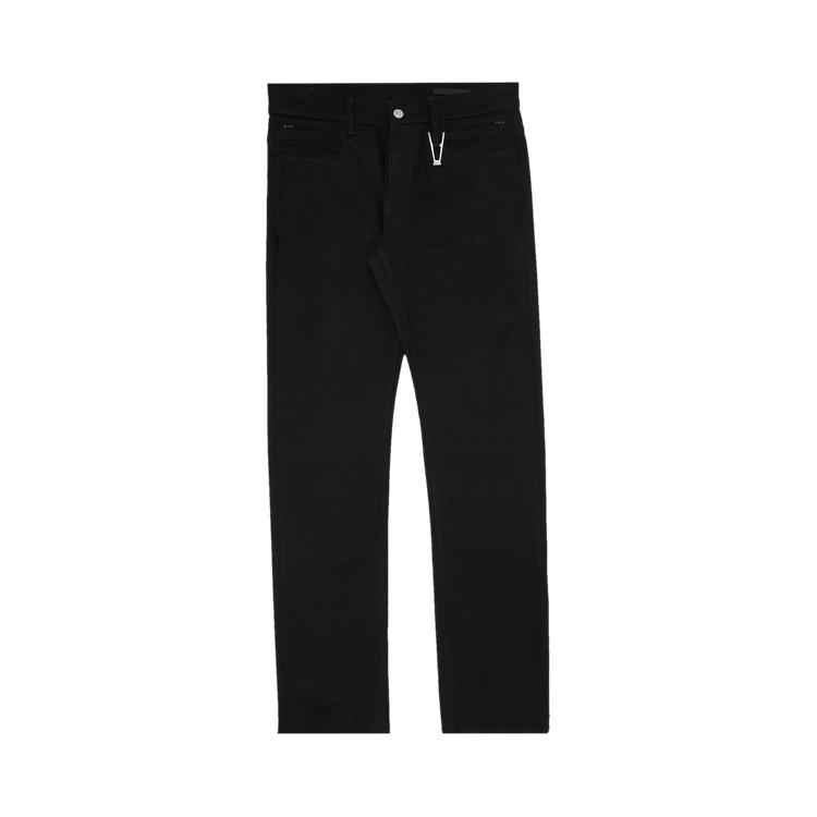 1017 ALYX 9SM 6 Pocket Jean With A Ring "True Black"