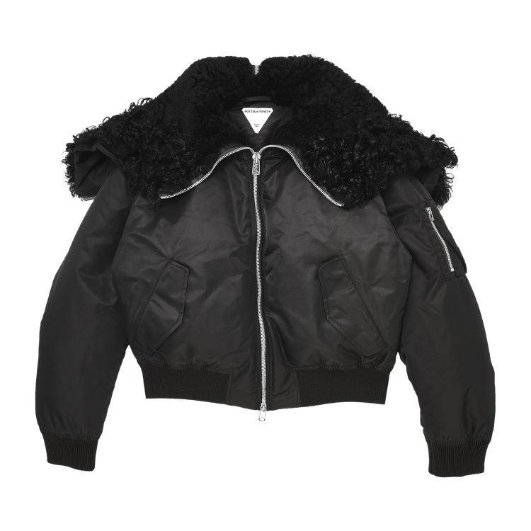 Bottega Veneta Shearling Blouson Jacket "Fondant"