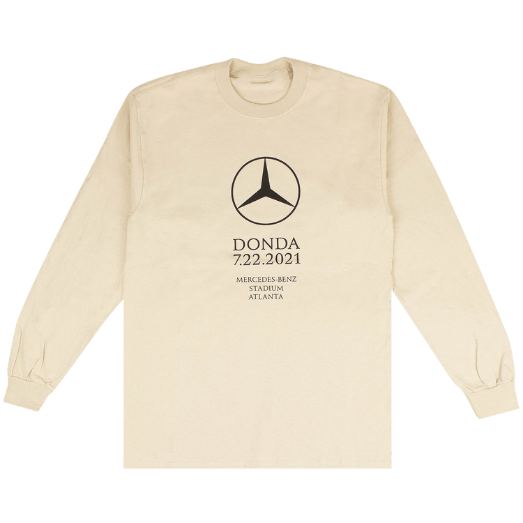 Kanye West DONDA Listening Party Long-Sleeve Tee "Beige"