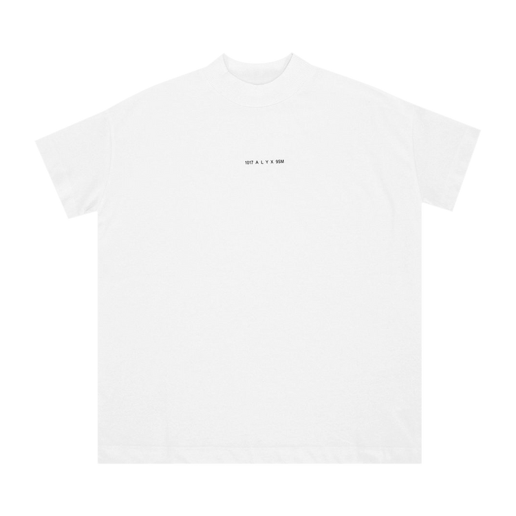 1017 ALYX 9SM Mockneck Knit Tee "White"