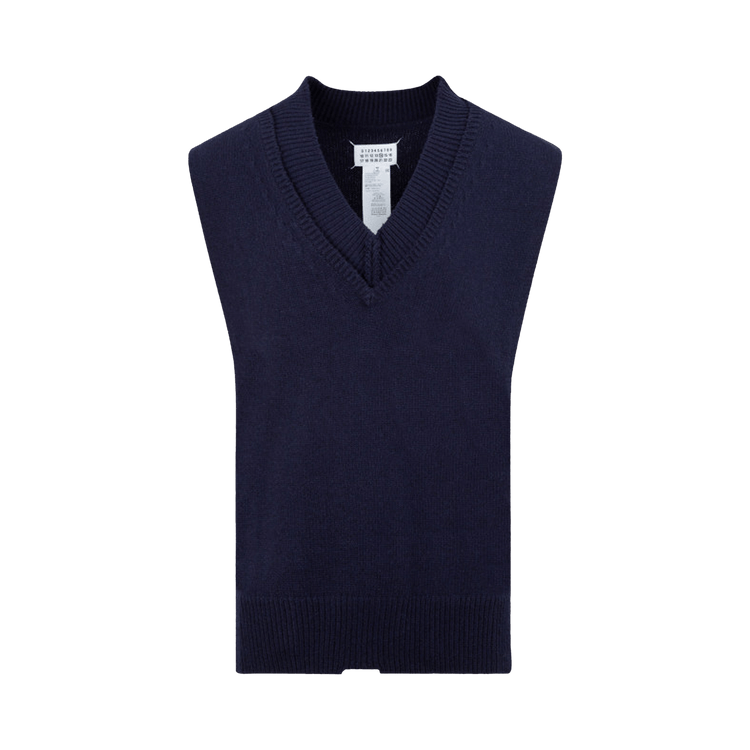 Maison Margiela Sleeve Patch Sweater "Navy"