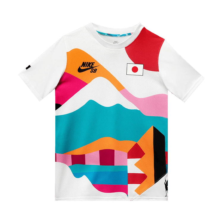 Nike SB x Parra Japan Federation Kit Crew Jersey "White/Black"