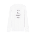 Helmut Lang HWT Long-Sleeve Tee "White/Black"
