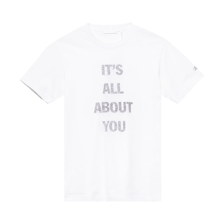 Helmut Lang HWT Printed Tee "Chalk White"