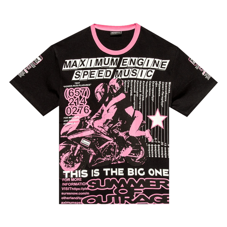 Pleasures Speed Music Heavyweight Shirt "Black"