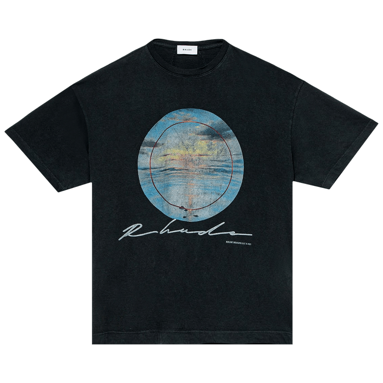 Rhude Sunset Tee "Black"