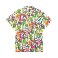Real Bad Man Psychedelica Vacation Button Down "Black Multi Print"