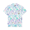 Real Bad Man Psychedelica Vacation Button Down "Green/Purple Multi Print"