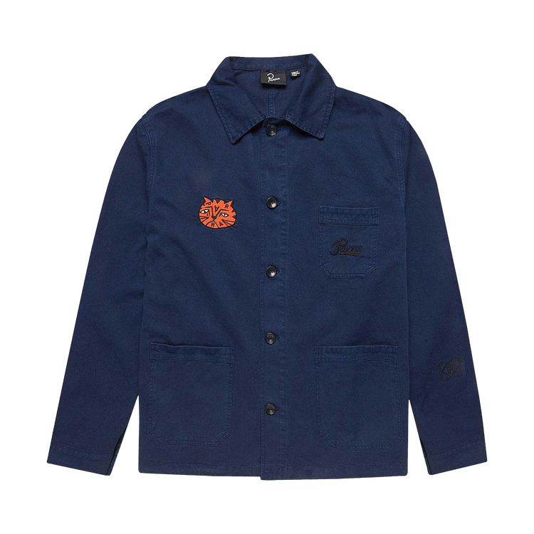 Parra Sad Cat Pencil System Jacket "Blue"