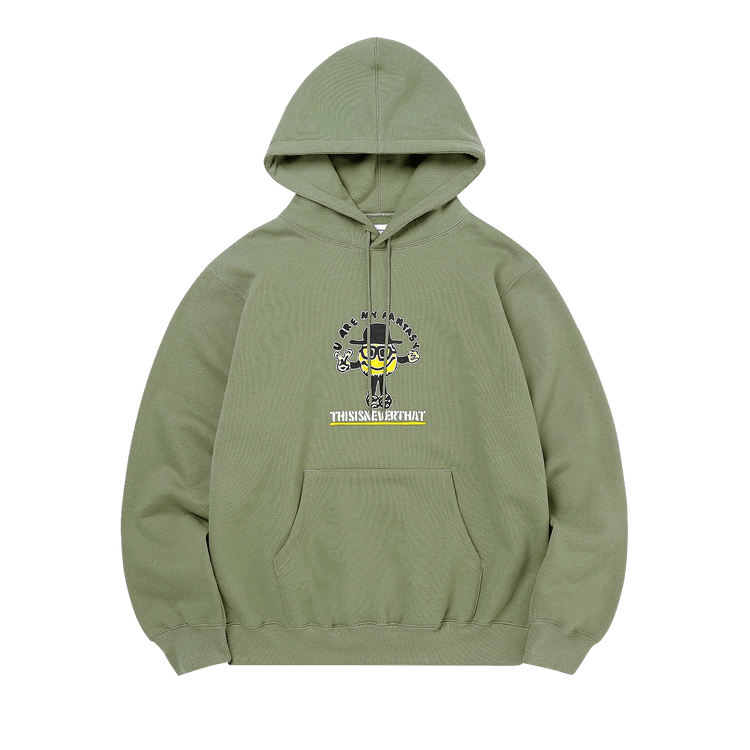 thisisneverthat Goodman Hooded Sweatshirt "Light Olive"