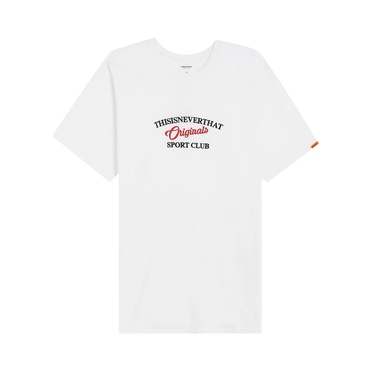 thisisneverthat Originals Sports Club Tee "White"