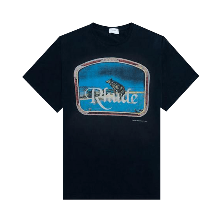 Rhude Lone Wolf Tee "Black"