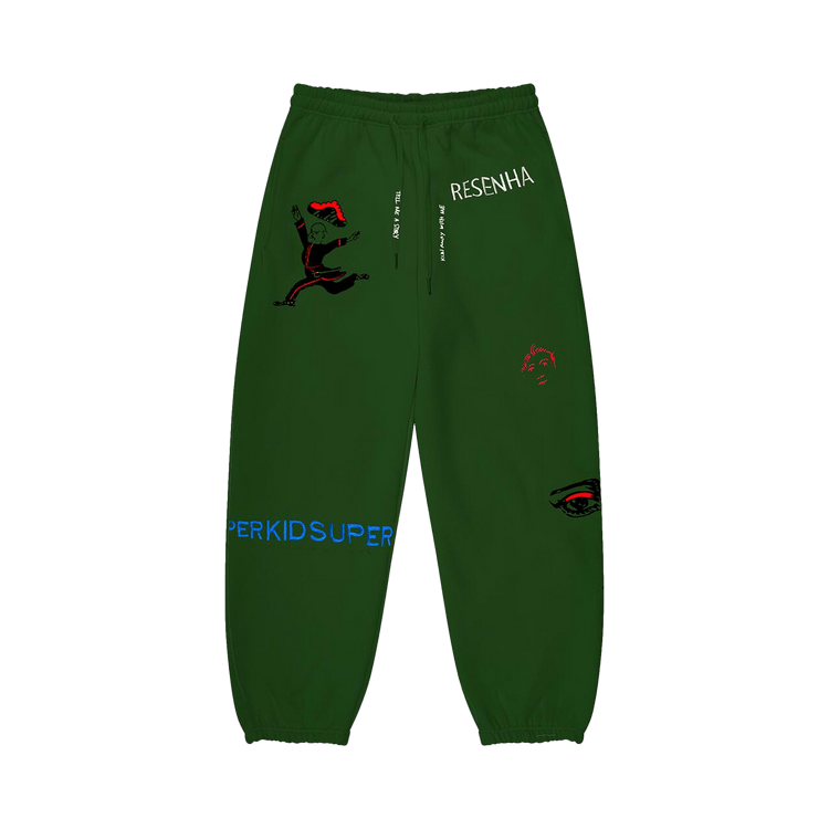 KidSuper Super Sweatpants "Forest Green"