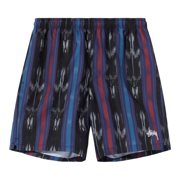 Stussy Ikat Stripe Water Short "Black"