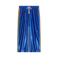Gucci Shiny Jersey Pant With Web "Bluette/Mix"