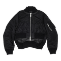 Sacai Classic Zipped Bomber Jacket "Black"