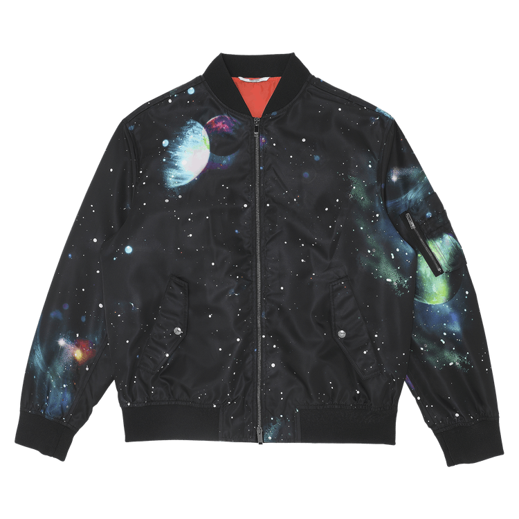 Valentino Galaxy Bomber Jacket "Black"