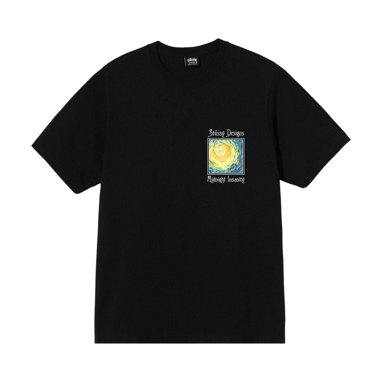 Stussy Midnight Insanity Tee "Black"