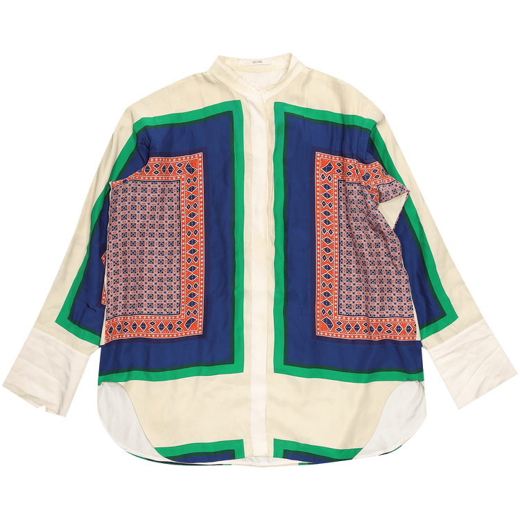 CELINE Silk Printed Blouse "Multicolor"