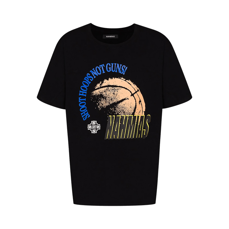 Nahmias Shoot Hoops Tee "Black"