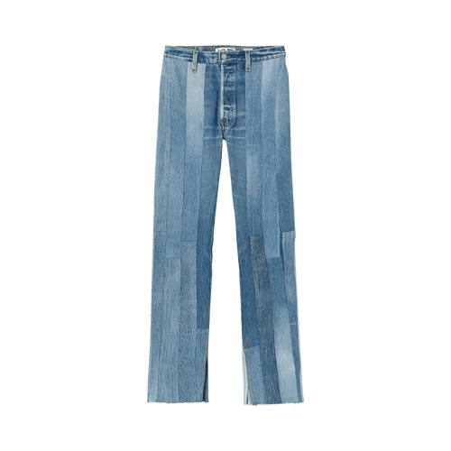 RE/DONE 60s Patched Skinny Boot "Indigo"