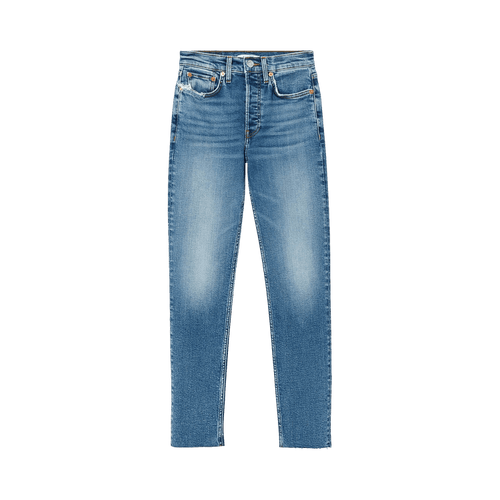 RE/DONE 90s High Rise Ankle Crop "Indigo Storm"
