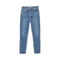 RE/DONE 90s High Rise Ankle Crop Jean "Dark Stone"