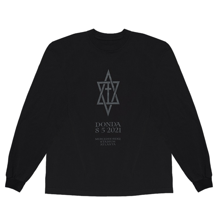 Kanye West Donda Long-Sleeve "Black"
