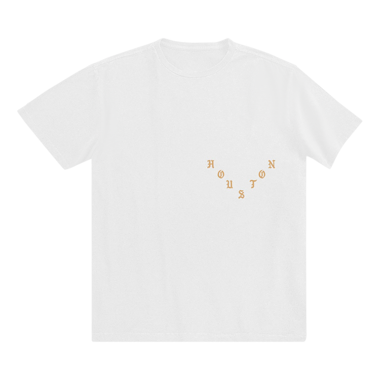 Kanye West Houston Pablo Pop-Up Ultralight Beam T-Shirt "White"