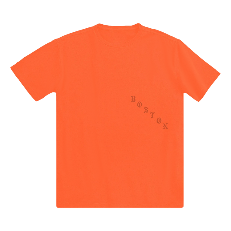 Kanye West Boston Pablo Pop-Up I Feel Like Pablo T-Shirt "Safety Orange"