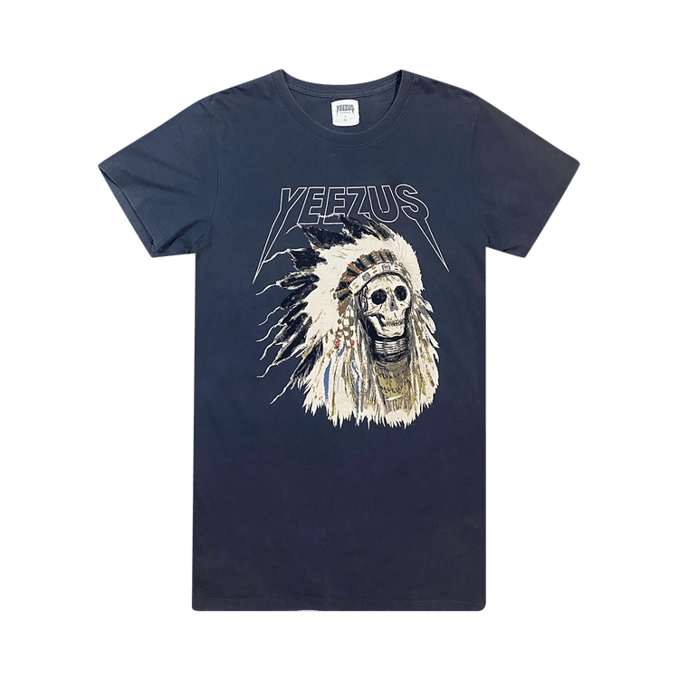 Kanye West Yeezy Tour Skeleton T-Shirt "Blue"