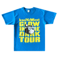 Kanye West Glow In The Dark Tour Takashi Murakami T-Shirt "Blue"