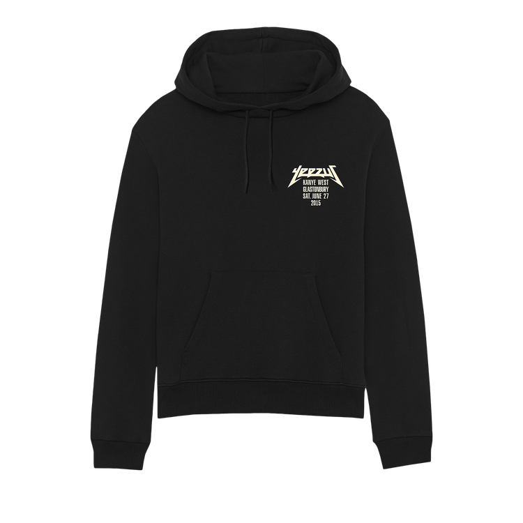 Kanye West Yeezus Tour Glastonbury Hoodie "Black"