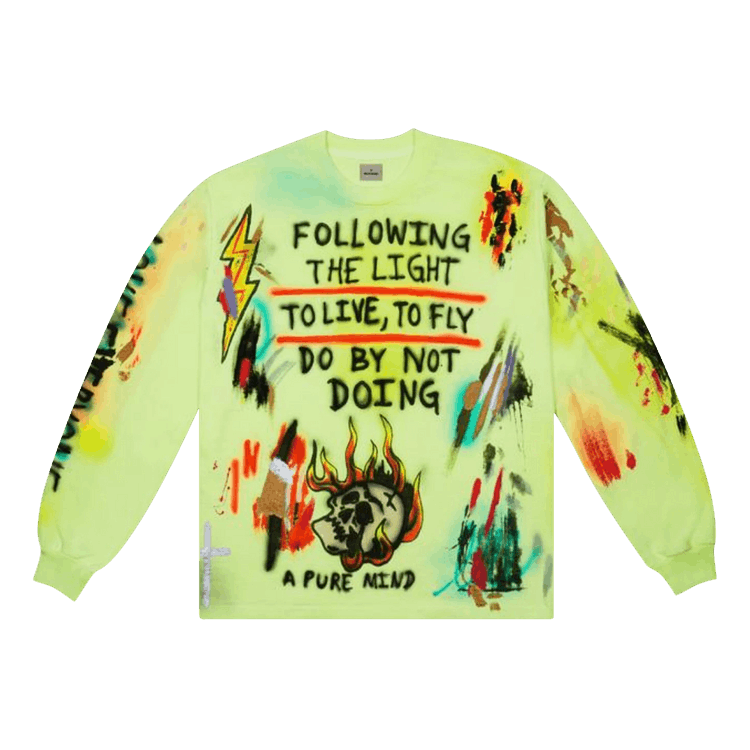 Kanye West x Wes Lang Wyoming Long-Sleeve T-Shirt "Frozen Yellow"