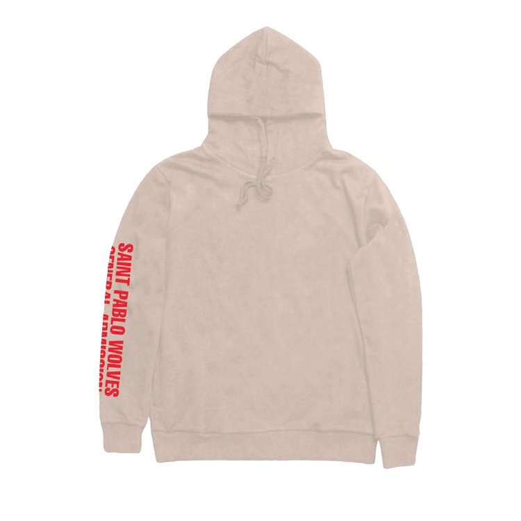 Kanye West Saint Pablo Wolves Hoodie "Sand"