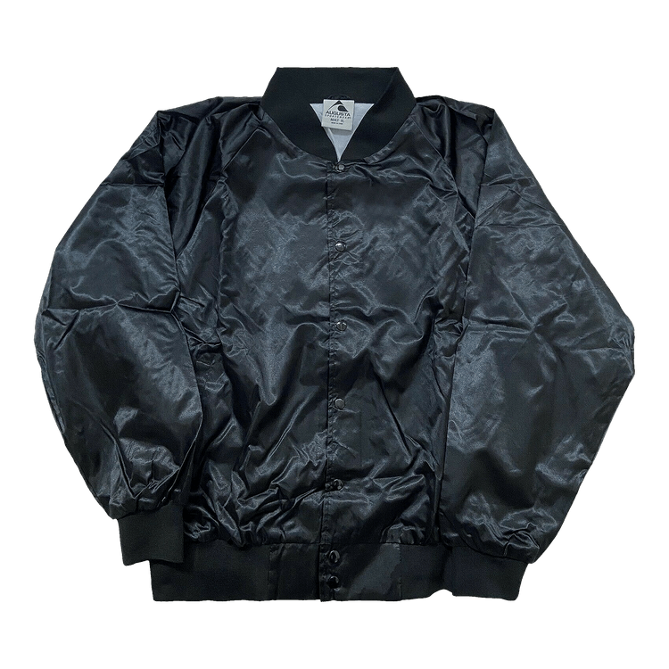 Kanye West Pablo Pop-Up Satin Bomber Jacket "Black"
