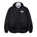 Nike x Sacai Layered Bomber Jacket "Black"