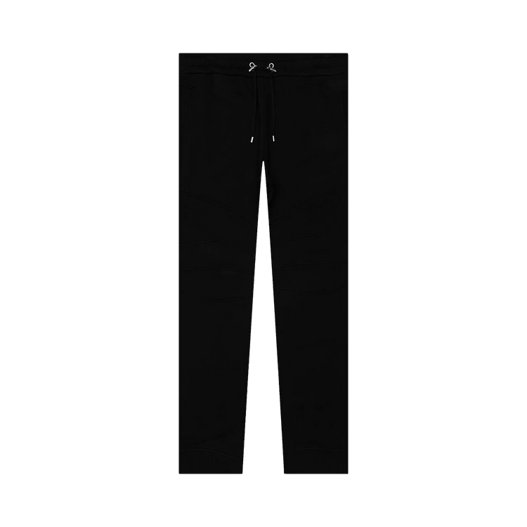Balmain Ribbed Printed Sweatpants "Noir/Blanc"
