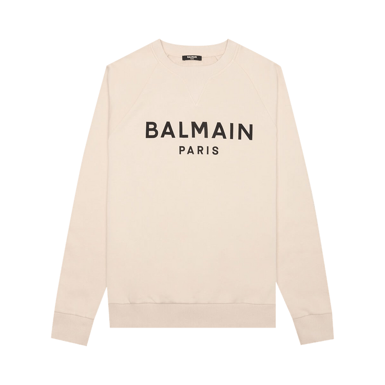 Balmain Printed Sweatshirt "Ivoire/Noir"