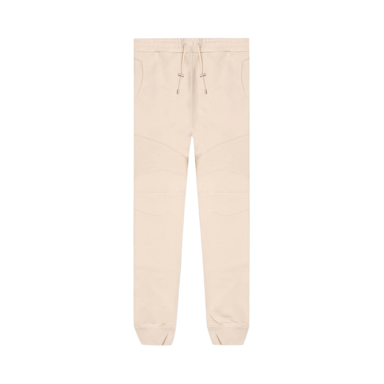 Balmain Ribbed Printed Sweatpants "Ivoire/Noir"