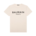 Balmain Printed T-Shirt "Ivoire/Noir"