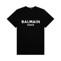 Balmain Eco Sustainable Foil T-Shirt "Noir/Argent"