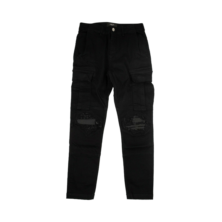 Amiri MX1 Denim Cargo Pants Jeans "Black"