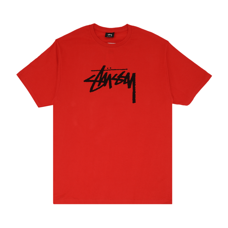 Stussy Stock Tee "Red"