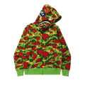 BAPE Sta Camo Shark Zip Hoodie "Multi"